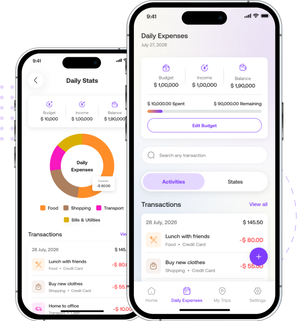 Expense Manager: Daily and Travel Expense App